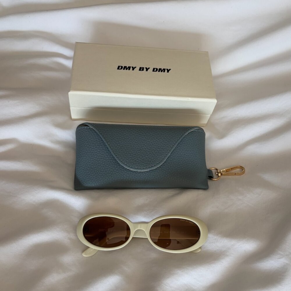 DMY Studios Cream Valentina Sunglasses